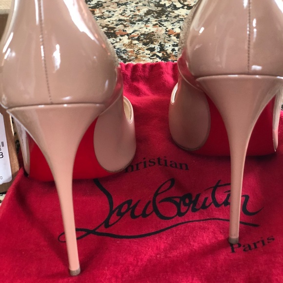 Christian Louboutin So Kate Nude Patent Leather - Picture 3 of 6